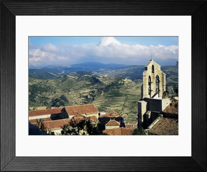 Framed Print : Basilica Santa Maria from the castle Framed Print : Basilica Santa Maria from the castle