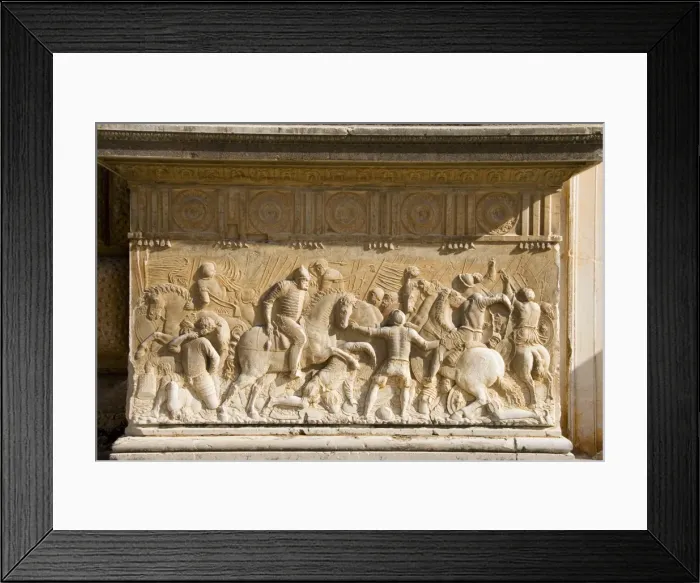 Framed Print : Bas relief by Juan de Orea Framed Print : Bas relief by Juan de Orea