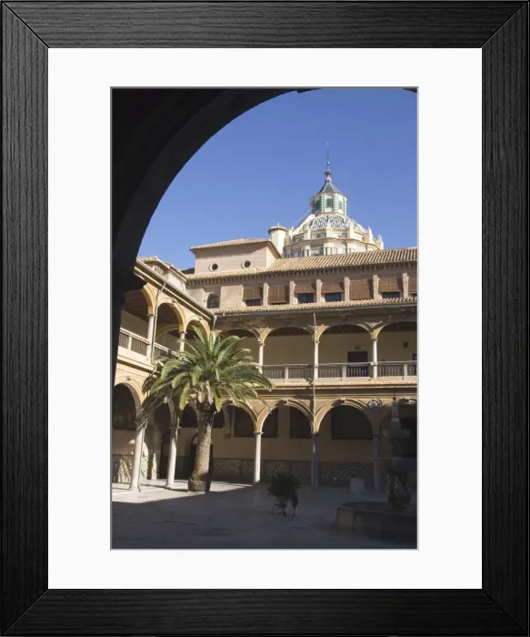 Framed Print : Courtyard of the Hospital of San Juan de Dios Framed Print : Courtyard of the Hospital of San Juan de Dios