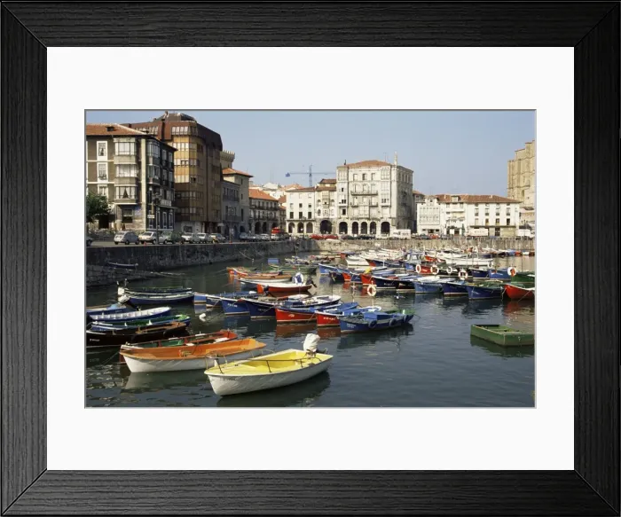 Framed Print : Harbour, Castro-Urdiales Framed Print : Harbour, Castro-Urdiales