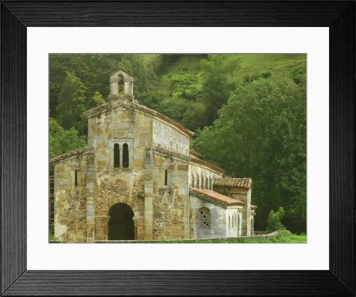 Framed Print : The 9th century church of San Salvador at Valdedios near Villaviciosa Framed Print : The 9th century church of San Salvador at Valdedios near Villaviciosa