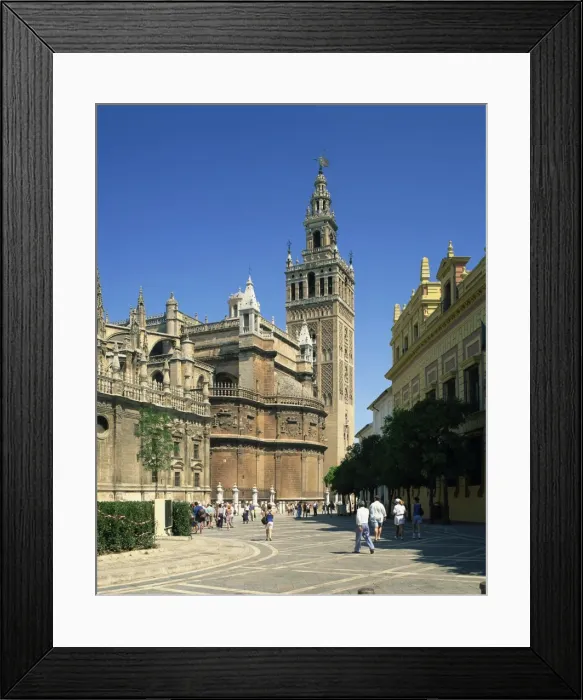 Framed Print : The Giralda Tower in the city of Seville Framed Print : The Giralda Tower in the city of Seville
