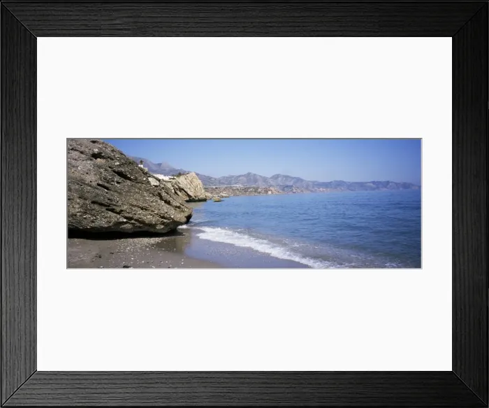 Framed Print : Coast, Nerja Framed Print : Coast, Nerja