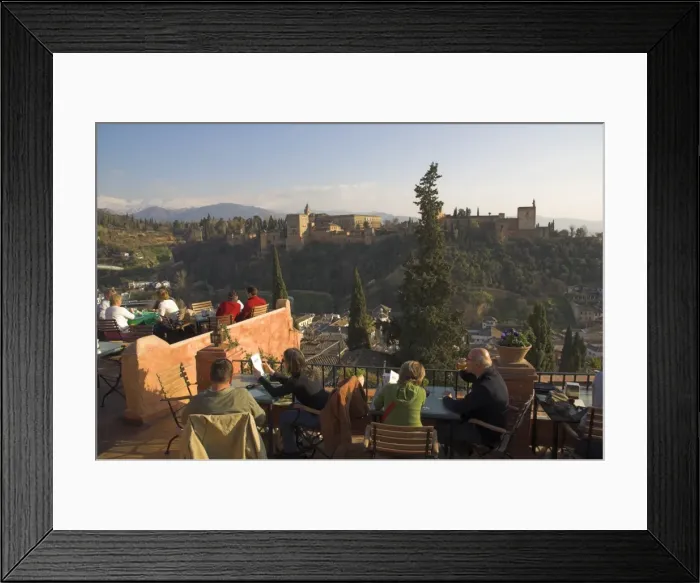 Framed Print : Looking across to the Alhambra Framed Print : Looking across to the Alhambra