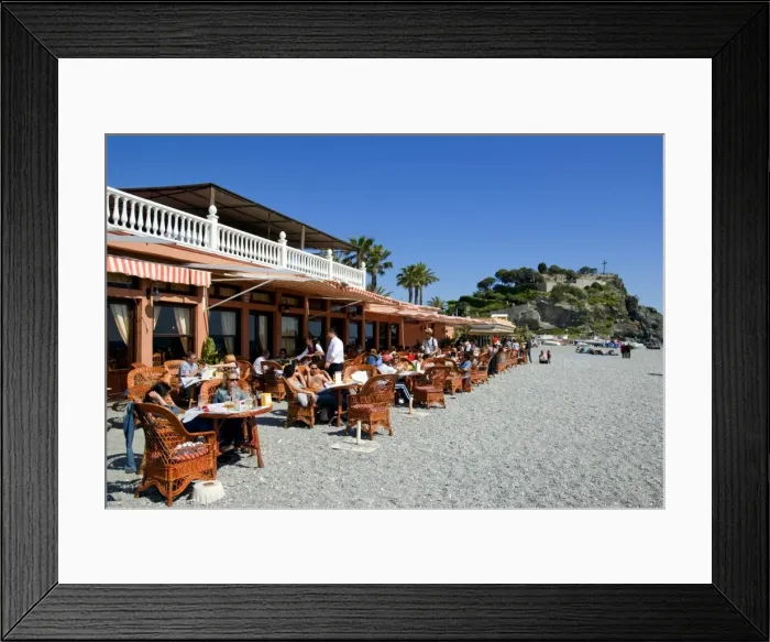 Framed Print : Beach cafe Framed Print : Beach cafe