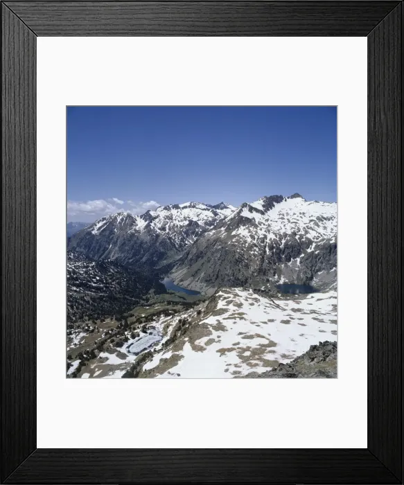 Framed Print : Mountains in Parc Nacional d Aigues Tortes Framed Print : Mountains in Parc Nacional d Aigues Tortes
