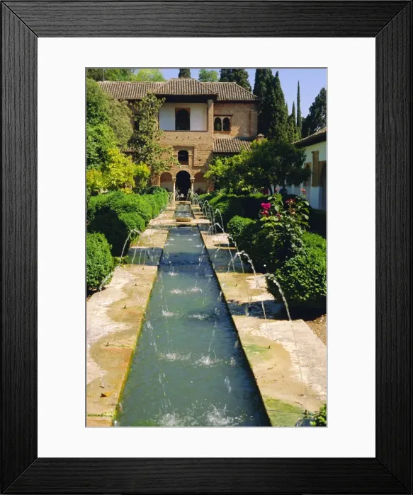 Framed Print : Generalife Gardens Framed Print : Generalife Gardens