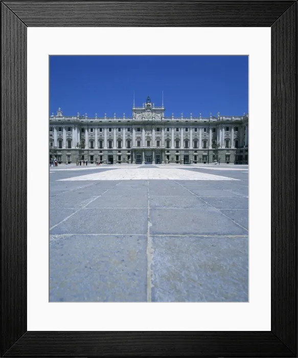 Framed Print : The Plaza de la Armeria in the Palacio Real built between Framed Print : The Plaza de la Armeria in the Palacio Real built between