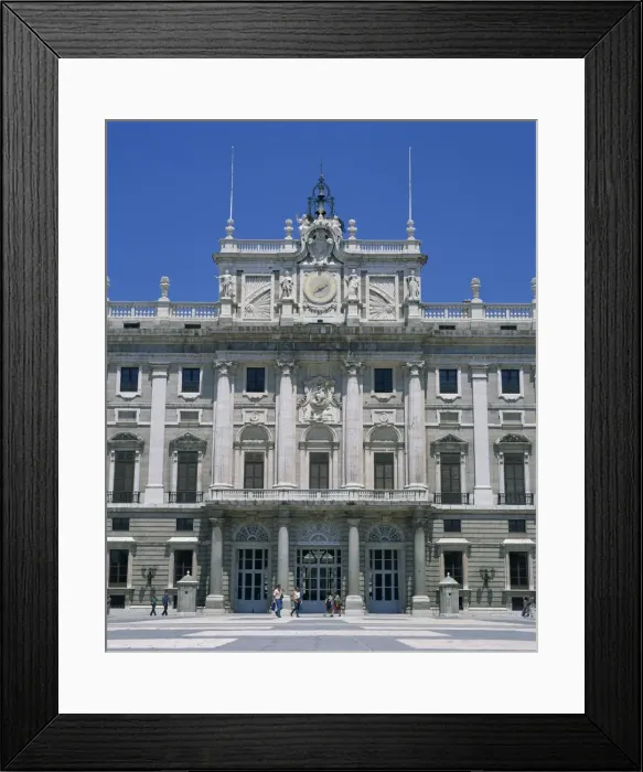 Framed Print : The Palacio Real Framed Print : The Palacio Real