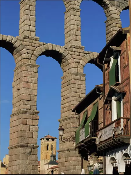 A section of the Roman Aqueduct at Segovia
