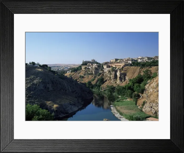 Framed Print : View to west along Tagus Gorge Framed Print : View to west along Tagus Gorge