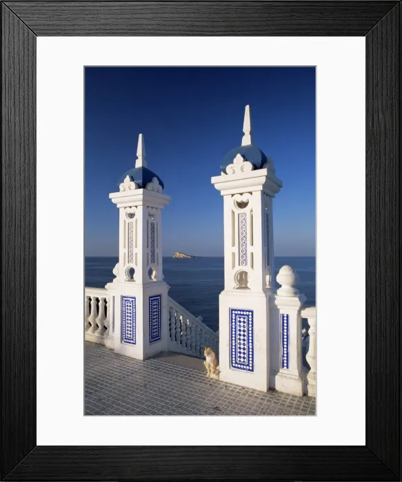 Framed Print : View to Benidorm Island from the Balcon del Mediterraneo Framed Print : View to Benidorm Island from the Balcon del Mediterraneo