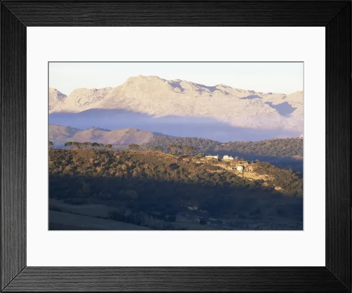 Framed Print : First light on the Serrania de Ronda Framed Print : First light on the Serrania de Ronda
