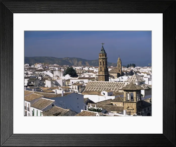 Framed Print : View of city from castle walls Framed Print : View of city from castle walls