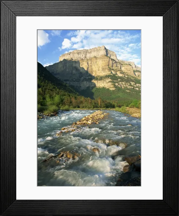 Framed Print : The River Arazas Framed Print : The River Arazas
