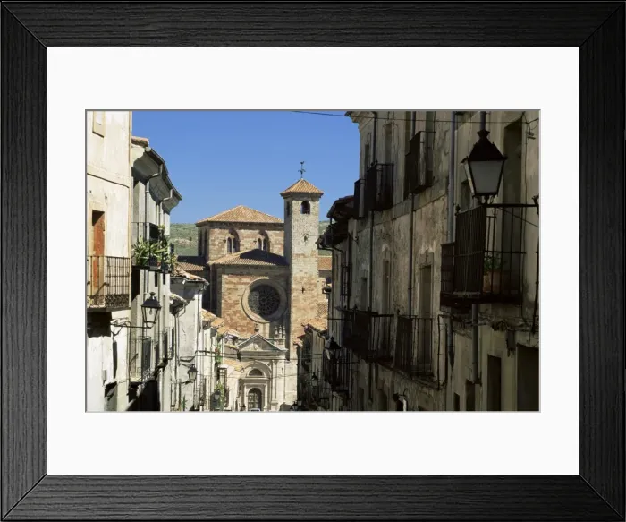 Framed Print : View to the cathedral Siguenza Framed Print : View to the cathedral Siguenza