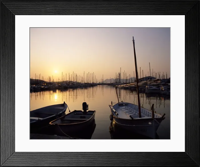 Framed Print : The harbour at sunrise Framed Print : The harbour at sunrise