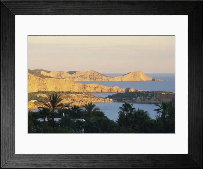 Framed Print : View to east along coast at sunset Framed Print : View to east along coast at sunset