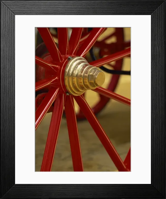 Framed Print : Colourful wheel of horse-drawn carriage Framed Print : Colourful wheel of horse-drawn carriage