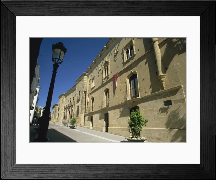 Framed Print : Row of Renaissance palaces lining the Calle San Pablo Framed Print : Row of Renaissance palaces lining the Calle San Pablo