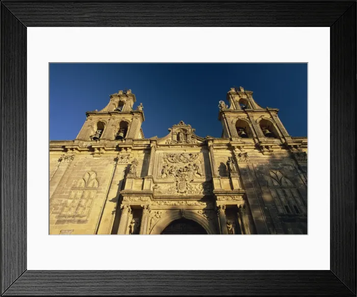 Framed Print : Facade of the church of Santa Maria de los Reales Alcazares Framed Print : Facade of the church of Santa Maria de los Reales Alcazares