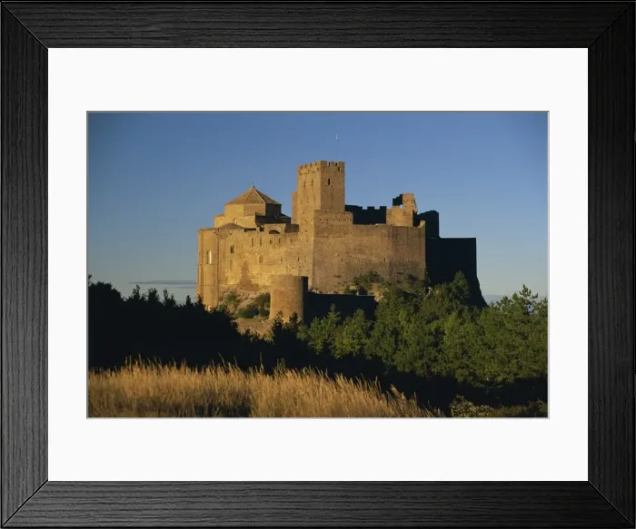 Framed Print : The 11th century Castillo de Loarre at sunnrise Framed Print : The 11th century Castillo de Loarre at sunnrise