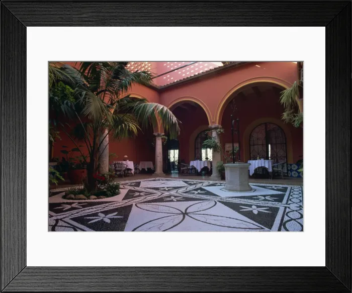 Framed Print : Patio of the Casa del Corregidor Framed Print : Patio of the Casa del Corregidor