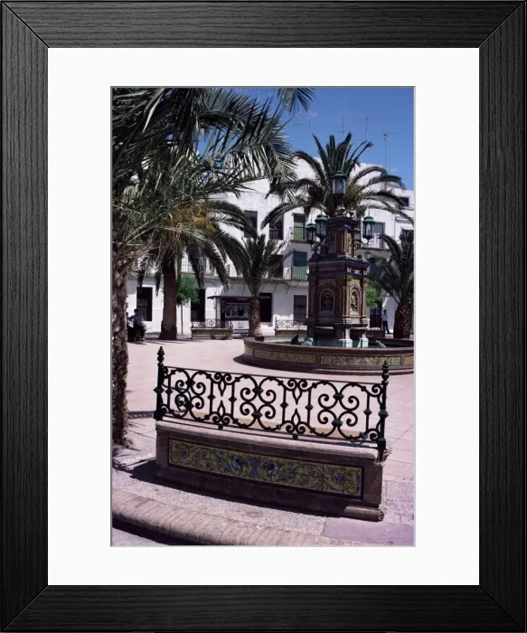 Framed Print : A picturesque square Framed Print : A picturesque square