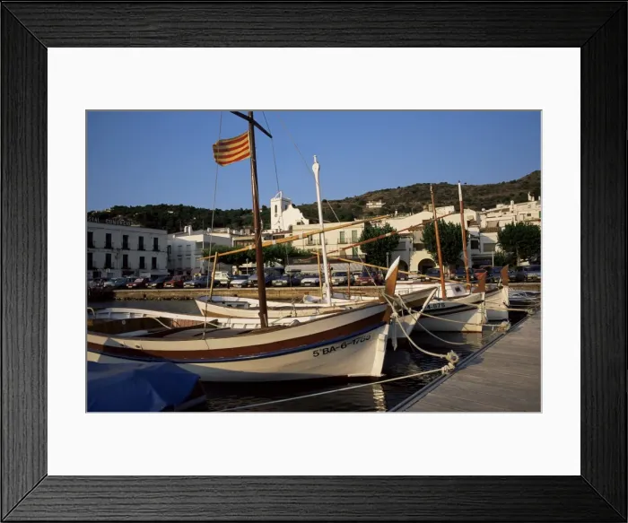 Framed Print : Harbour in the evening Framed Print : Harbour in the evening
