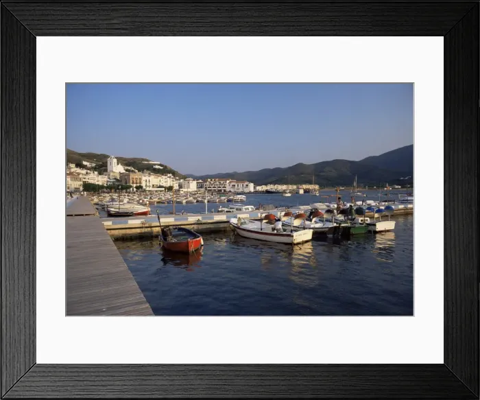 Framed Print : Harbour in the evening Framed Print : Harbour in the evening