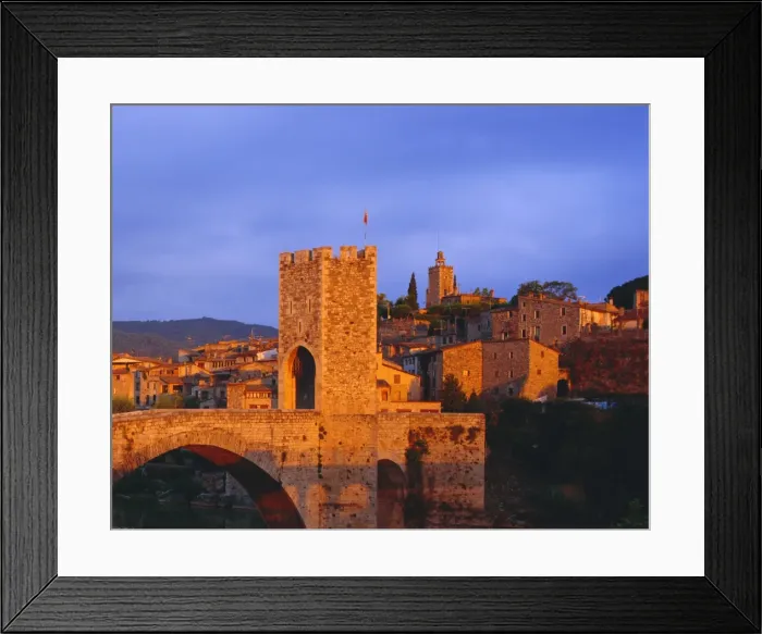 Framed Print : The medieval village of Besalu near Girona Framed Print : The medieval village of Besalu near Girona