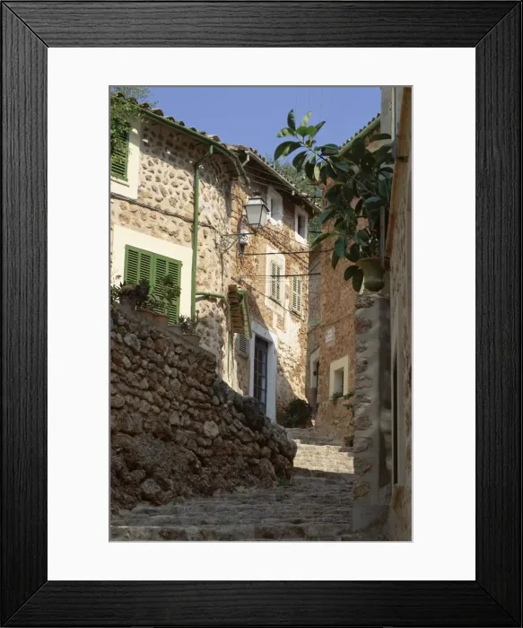 Framed Print : Village street Framed Print : Village street