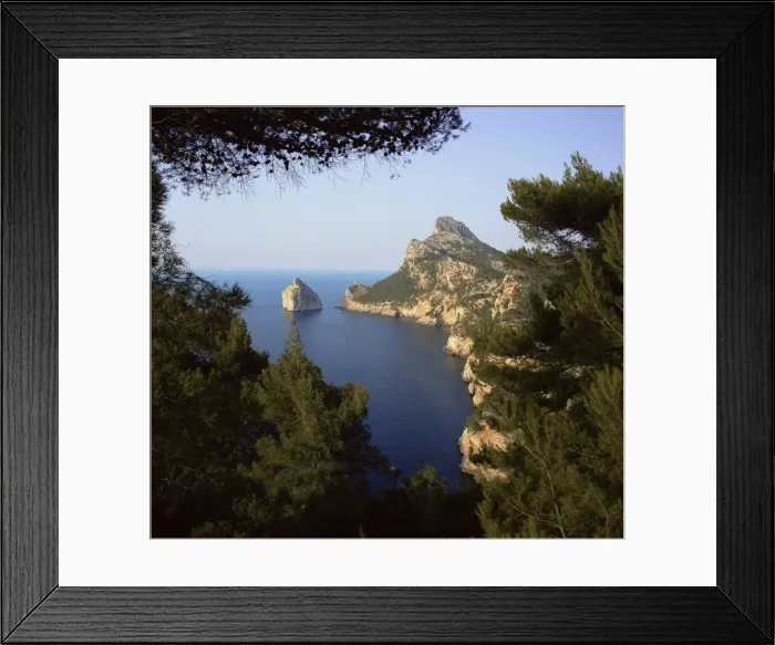 Framed Print : View to Isla Colomer from Formentor Peninsula Framed Print : View to Isla Colomer from Formentor Peninsula