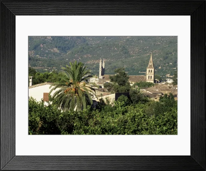 Framed Print : View to church Framed Print : View to church