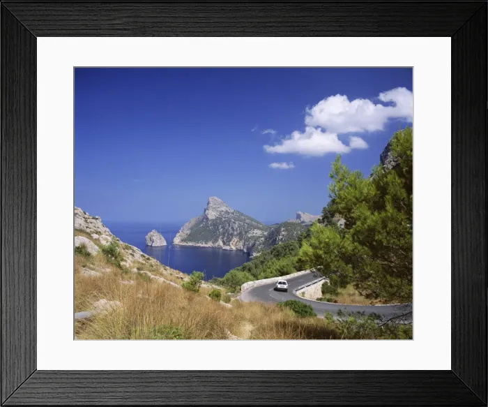 Framed Print : Formentor Peninsula from Es Colomer Framed Print : Formentor Peninsula from Es Colomer