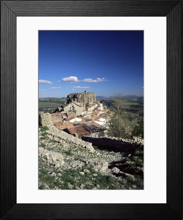 Framed Print : Village of Ares del Maestre Framed Print : Village of Ares del Maestre