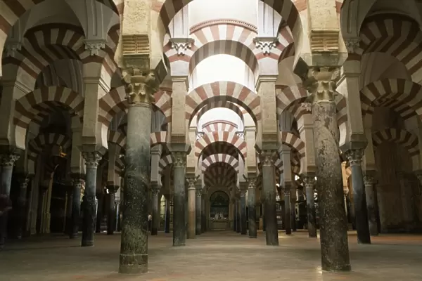 Interior of the Mezquita (Great Mosque)