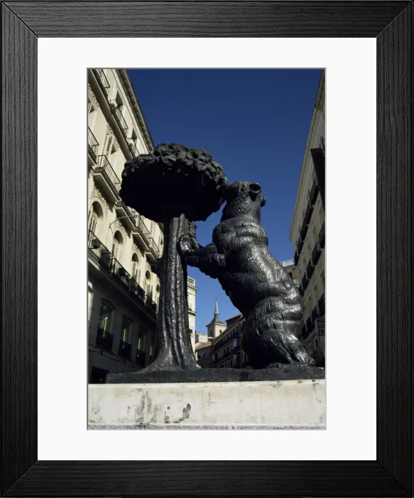 Framed Print : Statue of a bear Framed Print : Statue of a bear