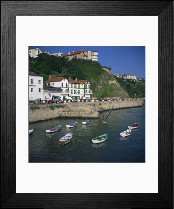Framed Print : Old port at Getxo Framed Print : Old port at Getxo