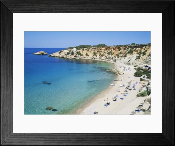 Framed Print : Beach, Cala d Hort Framed Print : Beach, Cala d Hort
