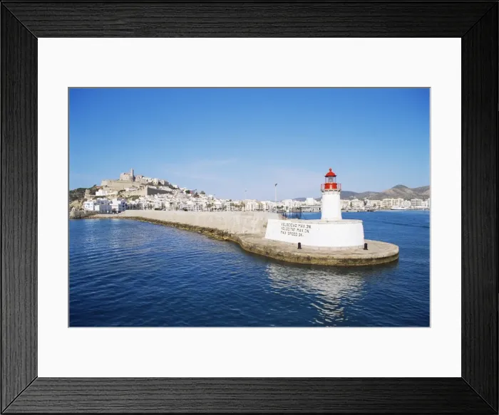 Framed Print : Harbour, Eivissa Framed Print : Harbour, Eivissa