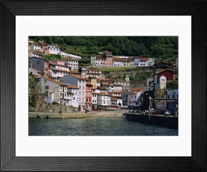 Framed Print : Cudillero, fishing village on the north coast