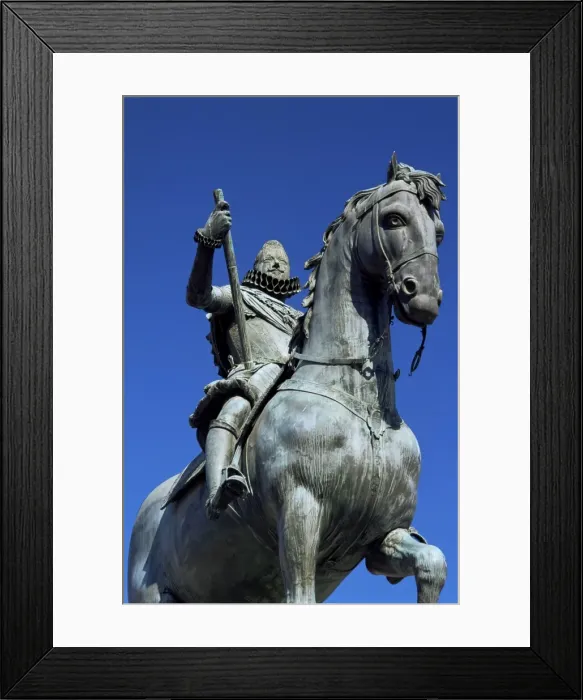 Framed Print : Equestrian statue of Philip III Framed Print : Equestrian statue of Philip III