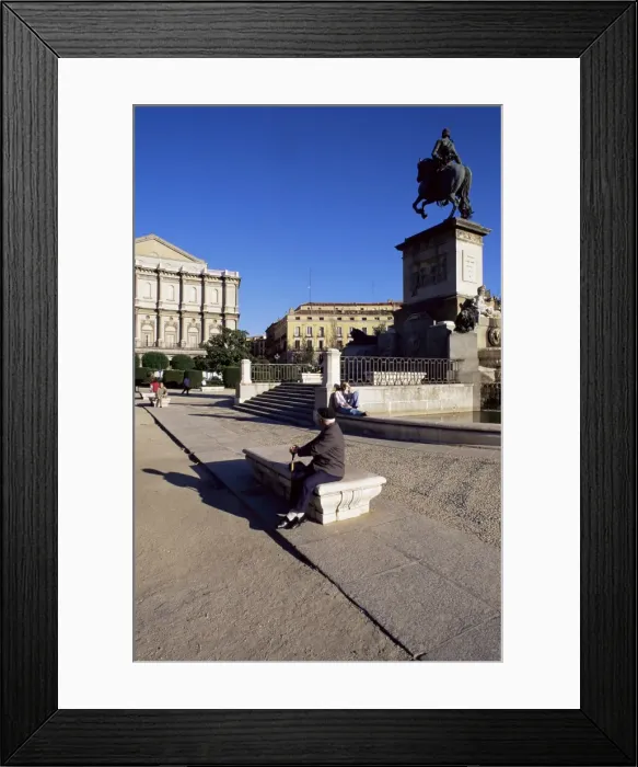 Framed Print : Plaza de Oriente Framed Print : Plaza de Oriente
