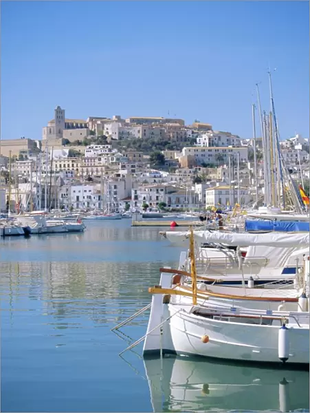 Ibiza Town and harbour