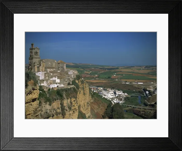 Framed Print : Arcos de la Frontera and surrounding countryside Framed Print : Arcos de la Frontera and surrounding countryside