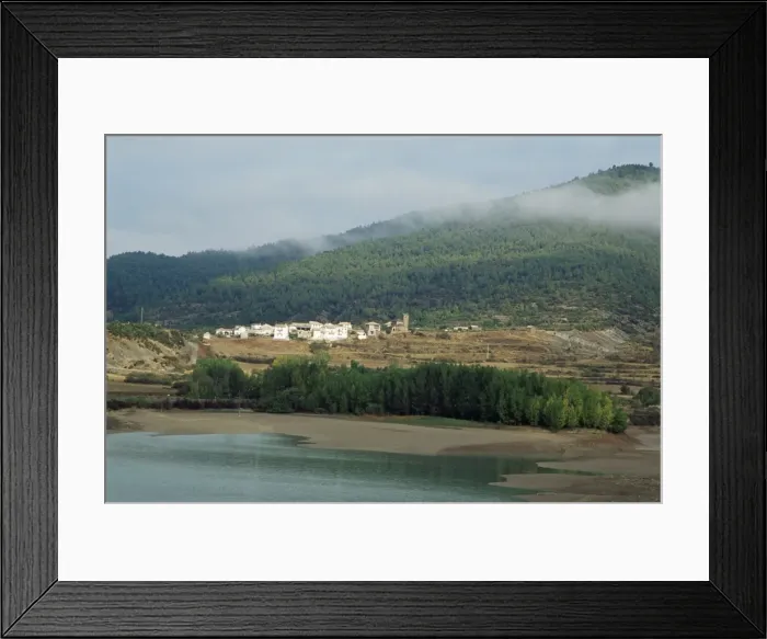 Framed Print : Village of Santa Maria Framed Print : Village of Santa Maria
