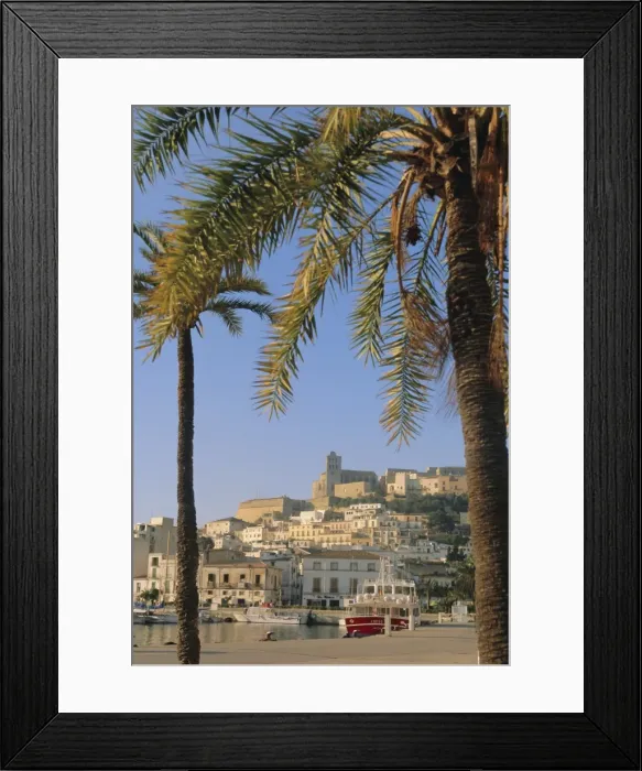 Framed Print : Ibiza Town Framed Print : Ibiza Town
