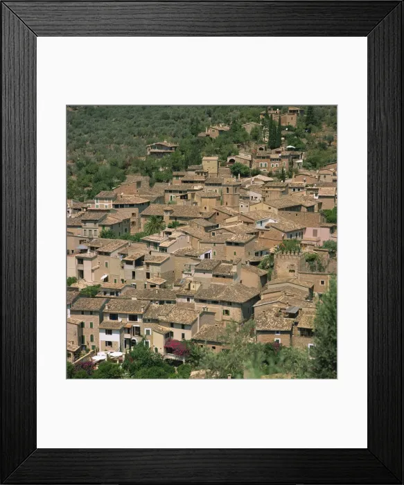 Framed Print : Houses in the village of Fornalutx on Majorca Framed Print : Houses in the village of Fornalutx on Majorca
