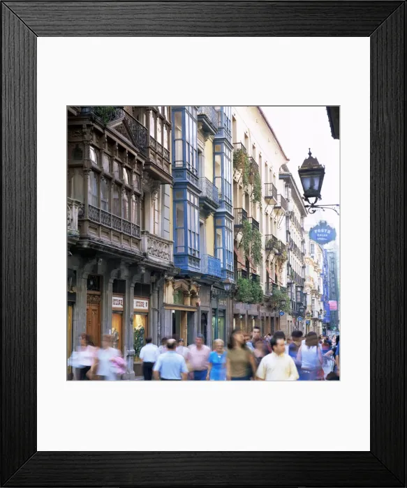 Framed Print : Bilbao, Old Town Framed Print : Bilbao, Old Town
